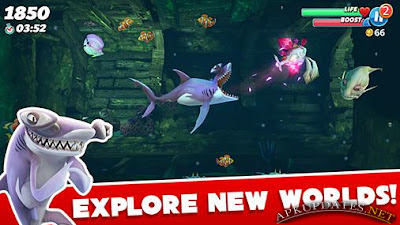 Download Game Hungry Shark World Full Apk Mod v Game Hungry Shark World Apk Full Mod v2.2.0 Unlimited Money For Android New Version