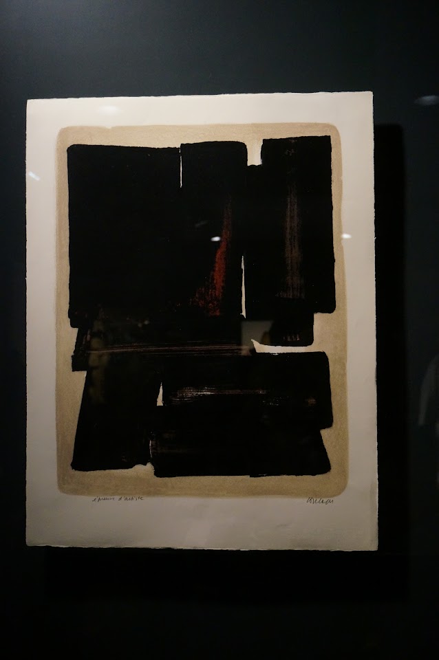 lithographie 7 1957 Pierre Soulages