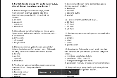 Download Kumpulan Soal dan Kunci Jawaban UAS  Download Kumpulan Soal dan Kunci Jawaban UAS / PAS Kelas VI (6) Semester 1 SD/MI