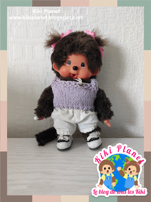 kiki Monchhichi tricot pull handmade fait main