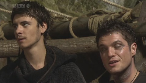 Robin Hood: Lardner's Ring (Harry Lloyd as Will Scarlett and Mathew Horne as The Fool)