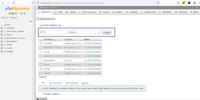 MySQL database node red