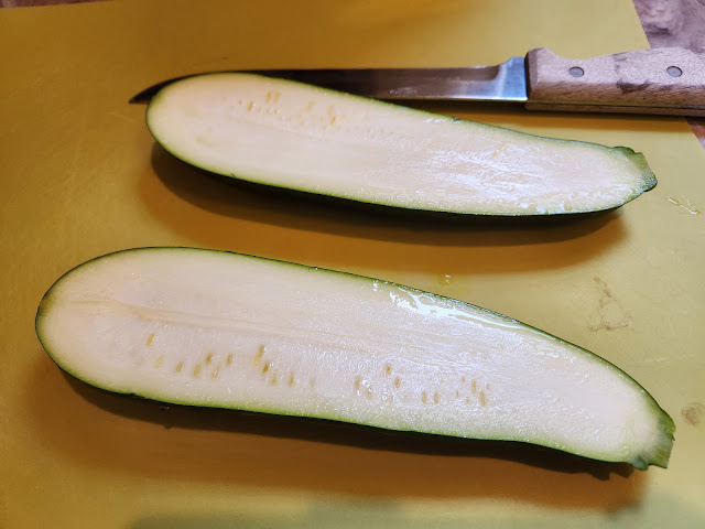 Halved Zucchini