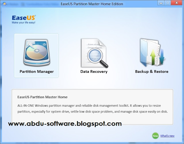 Download EASEUS Partition Master 9.2.1 Terbaru | Disk Management