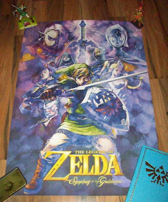 The Legend of Zelda Symphony of the Goddesses poster Master Quest memorabilia