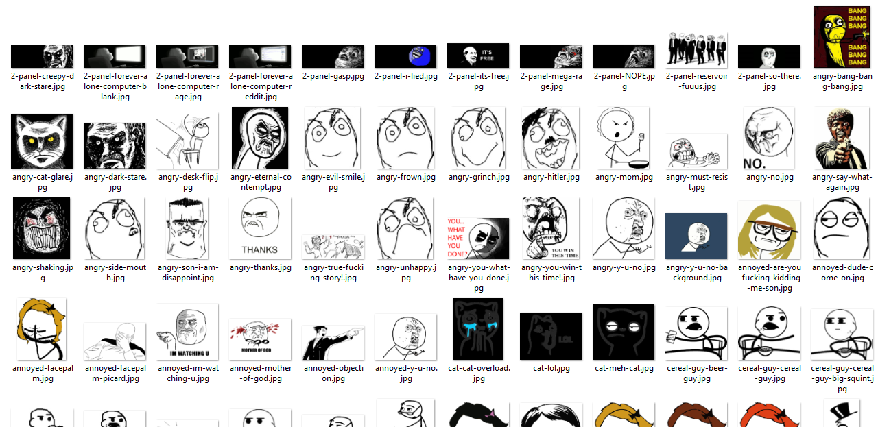 Download Kumpulan Rage Face Dalam Bentuk RAR WMRX Berbagi