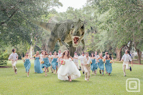 Never invite a T-Rex to your wedding