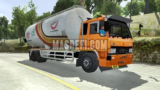 Mod Bussid Fuso Fighter Tronton Tangki Semen