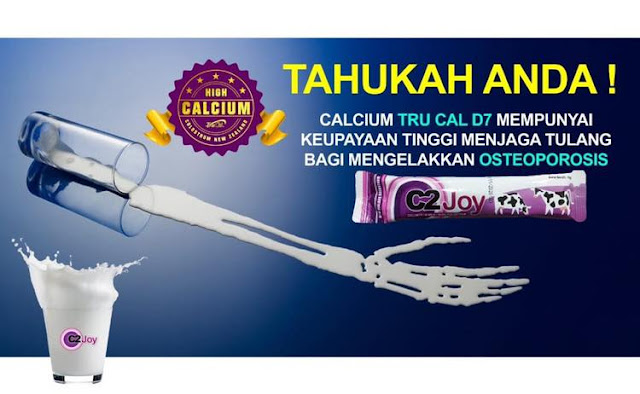 Kalsium Trucal D7 adalah merupakan ekstrak kalsium 100% daripada susu