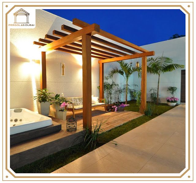 Outdoor Seating Pergola in Sharjah Dubai UAE