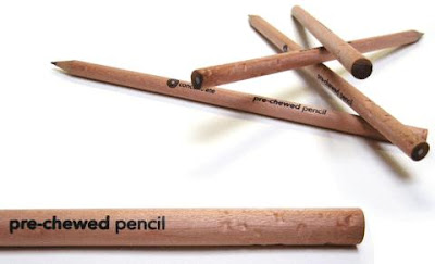 Pre-Chewed pencils!