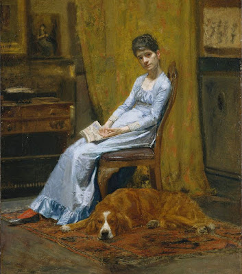 Thomas Eakins: Żona artysty i jej pies