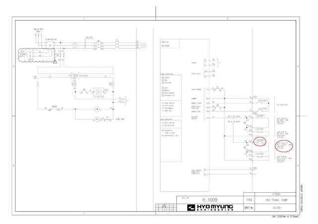 Сircuit diagram of the transfer fuel pump