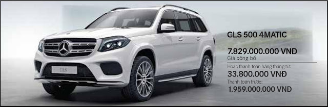 Giá xe Mercedes GLS 500 4MATIC cực kỳ hấp dẫn