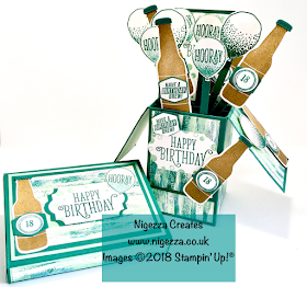 18th Birthday Gift Box With Stampin' Up!® Tranquil Textures