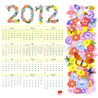 New Flower Calendars 2012 wallpapers photos pictures