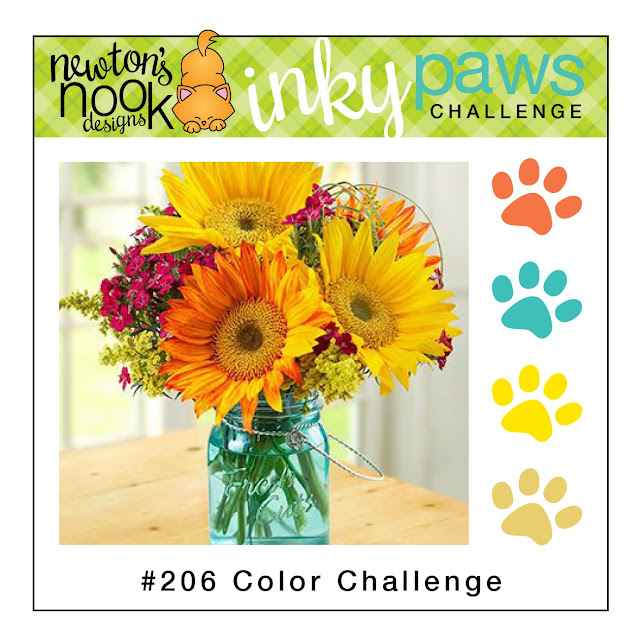 Newton's Nook Designs Inky Paws Challenge - Color Challenge