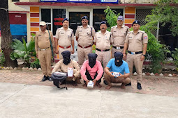 नानकमत्ता ।नकली सोने का घड़ा दिखाकर लूट करने वाले तीन आरोपी गिरफ्तार।