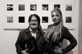 Photographers Nyk Sykes with Clare Mcshanag at Add On, 541 Art Space - Photo by Kent Johnson for Street Fashion Sydney.