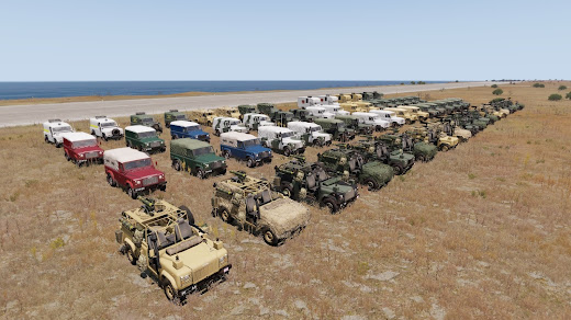 Arma3用イギリス軍車両MODのLand Rover