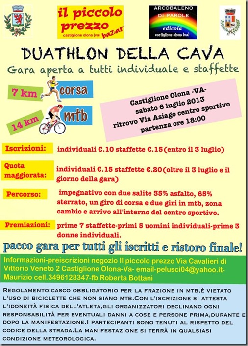 Duathlon della cava