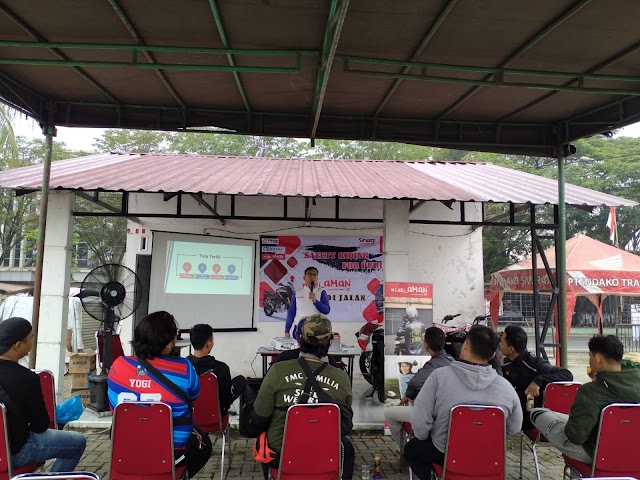 Pelatihan Safety Riding PT. Indako Trading Coy Main Dealer Sepeda Motor Honda Sumut Bersama Komunitas Honda CB150X ADV Medan