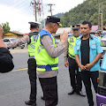 Ciptakan Mudik Lebaran Berlangsung Aman Nyaman Dan Lancar, Polres Tanah Karo Periksa Urine Supir Angkutan Kota Dalam Provinsi (AKDP)