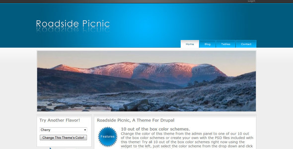 Roadside Picnic - Drupal CMS Themes
