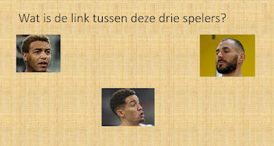 Wat is de link tussen deze 3 voetballers?