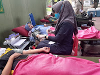 Jelang HUT Persit Kartika Chandra Kirana, Persit Kodim Tegal Gelar Donor Darah