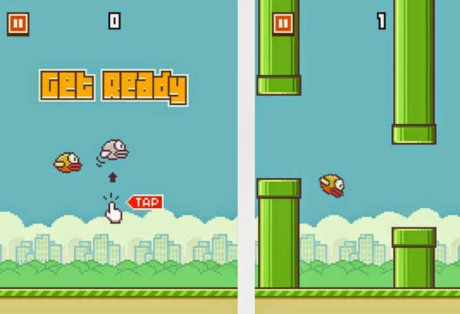 Free Download PC Games : Flappy Bird For PC