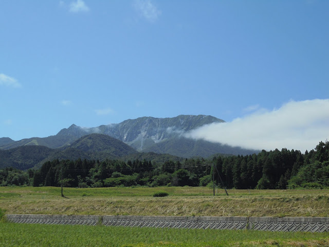 種原地区から見た大山の眺望