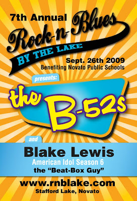 Rock'n Blues Festival by the Lake - 4x6 Flyer Front