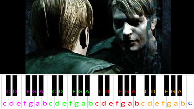 True by Akira Yamaoka (Silent Hill 2) Piano / Keyboard Easy Letter Notes for Beginners