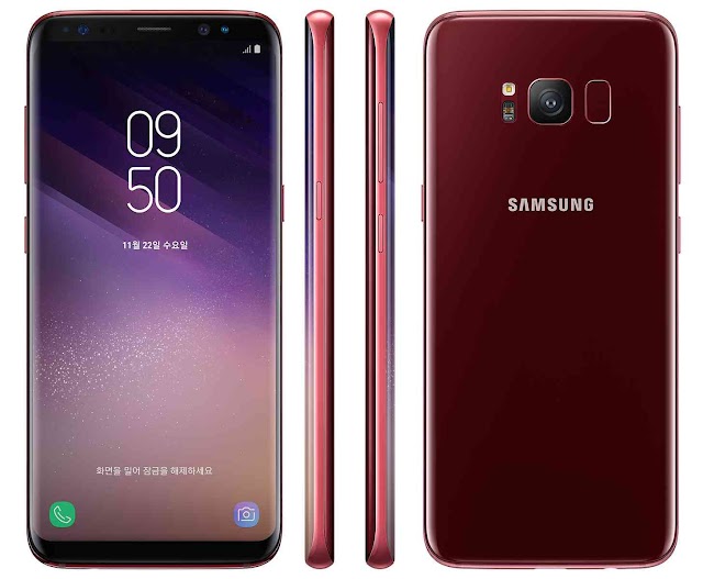 India is the next country to get a burgundy red Samsung Galaxy S8