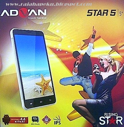 Harga Dan Spesifikasi Advan Vandroid Star 5 News Editions, OS Android KitKat And Camera 8 MP
