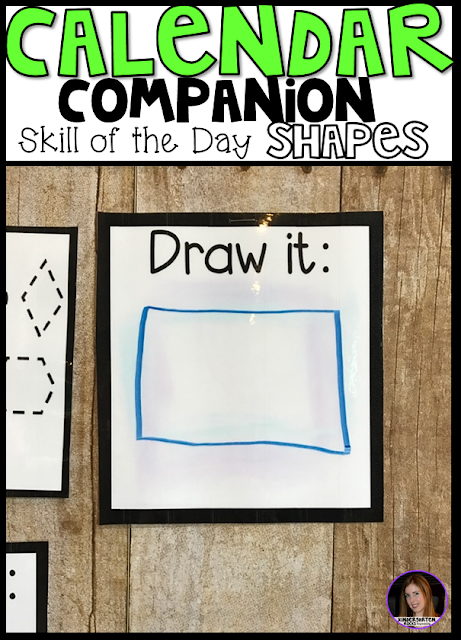 Shape of the Day Calendar Companion was designed to be a part of your daily morning meeting or carpet time for preschool and kindergarten leveled children.  Shape of the day is a great introduction and/or review activity to learn about shapes. As the year progresses the children will learn more about shapes, like the number of sides, corners, shapes in our environment and how to draw shapes.  Shapes included in this unit: circle, square, rectangle, oval, triangle, heart, star, diamond (and rhombus), trapezoid, pentagon, hexagon, octagon.