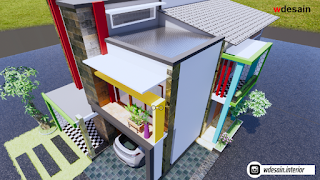Model Rumah Minimalis 2 Lantai 9x12