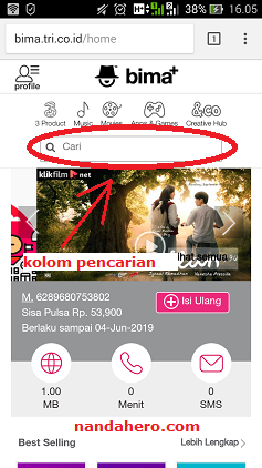 cara membeli paket whatsapp kartu 3