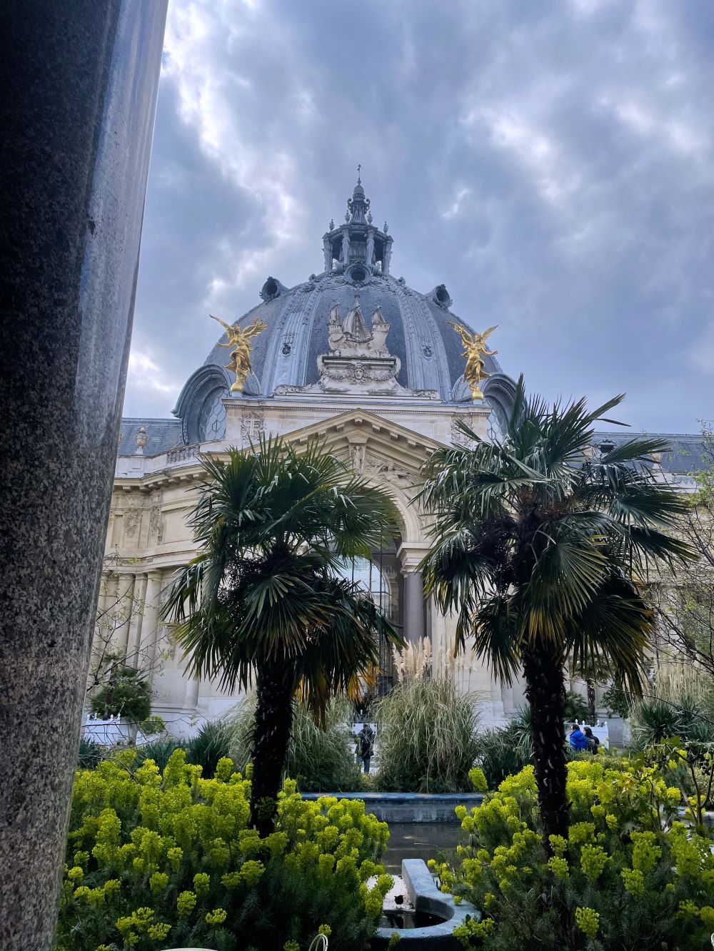Petit Palais courtyard in Paris - travel blog