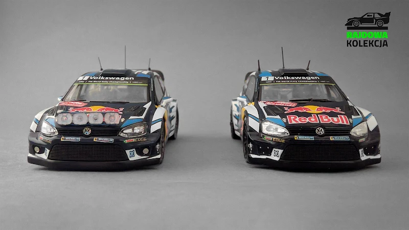 IXO RAM621 vs IXO/Eaglemoss - Volkswagen Polo R WRC, Zwycięzca Rajdu Monte-Carlo 2016