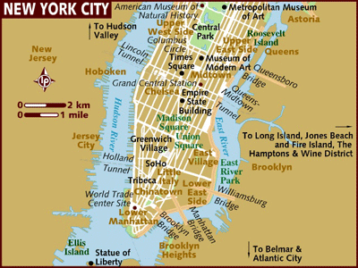 new york city subway map. New York City Tourist Map