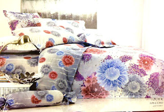 sprei motif bunga matahari