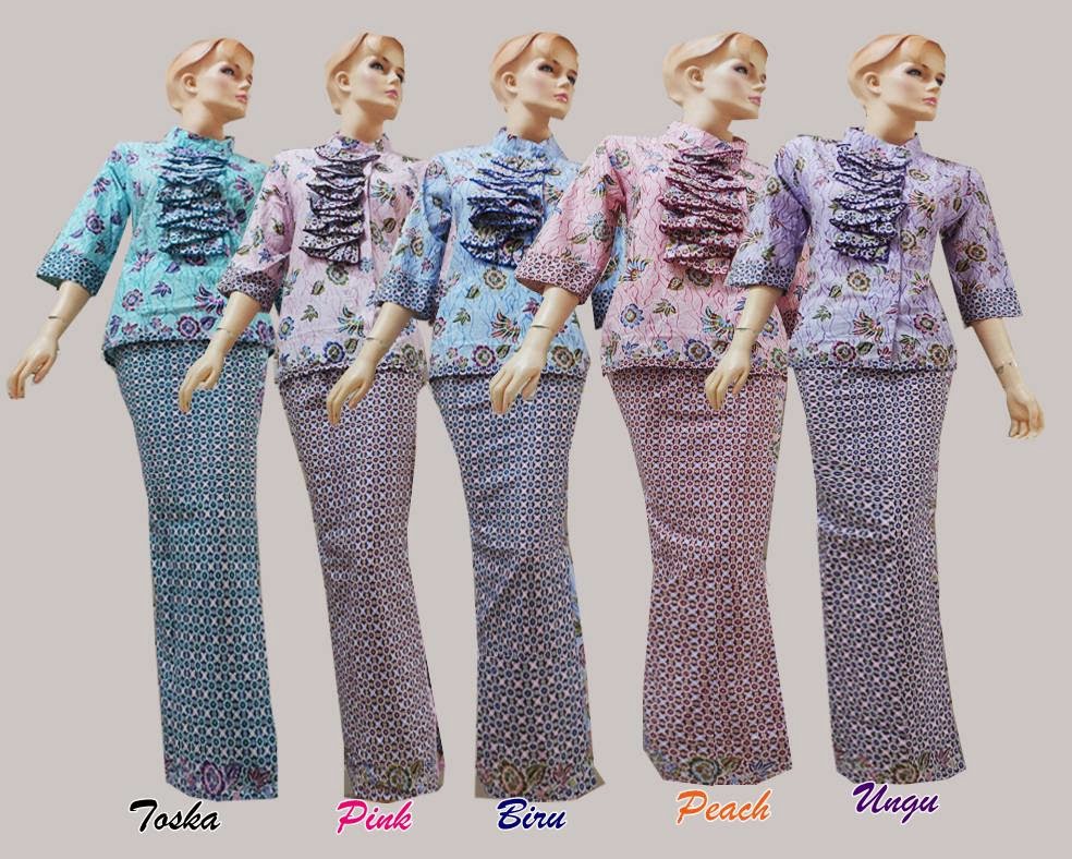 Model Terbaru Baju  Batik  Pramugari  