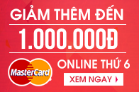 Giảm giá 1.000.000 khi thanh toán bằng mastercard tại Nguyễn Kim
