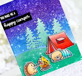 Sunny Studio Stamps: Critter Campout Friendship Cards by Kay Miller