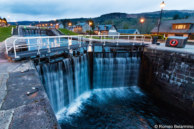 Fort Augustus Locks Scottish Highlands Barge Cruise