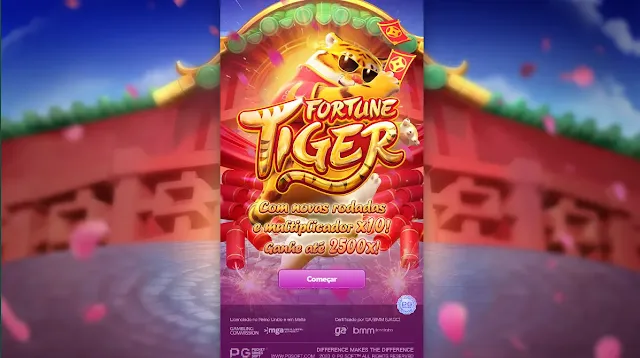 tela inicial do fortune tiger