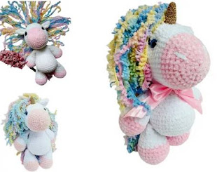 PATRON GRATIS UNICORNIO AMIGURMI 58184