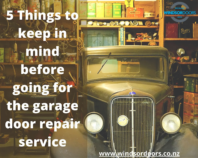 garage door repair service